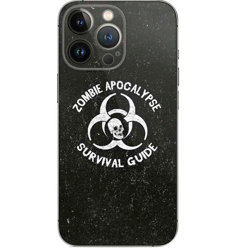Zombie Apocalypse Survival Guide iPhone 14 Pro Skin